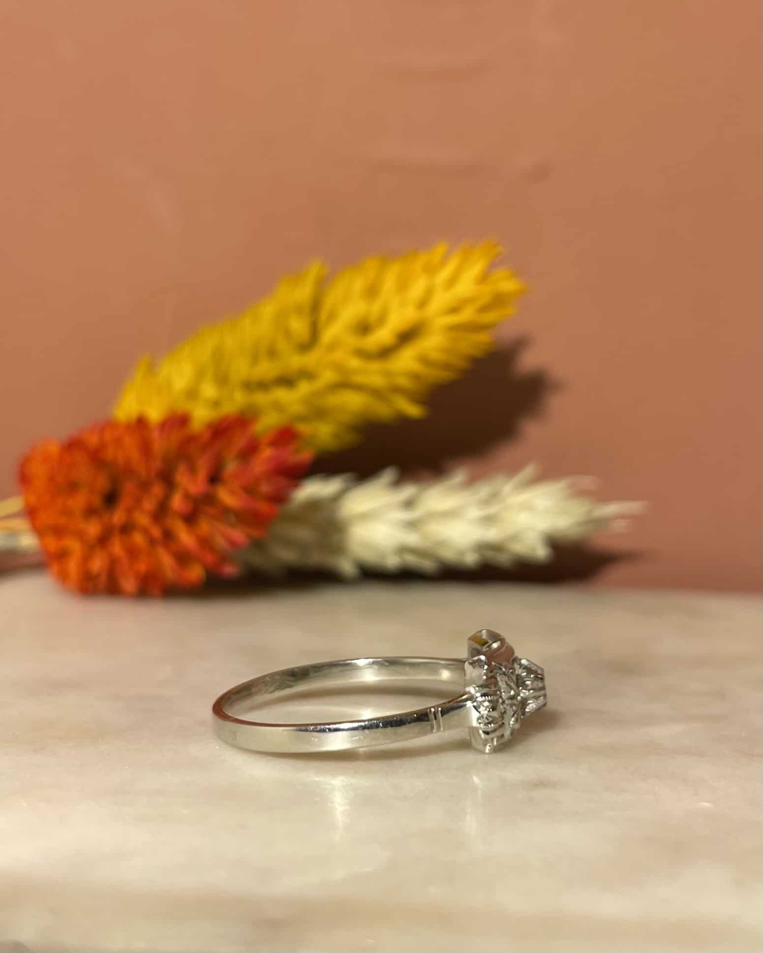 Bague Art-Déco Diamant "Harlow"