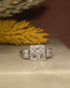 Bague Vintage Art - déco Diamants 0.90 carat "Aimée" - Elliade Paris