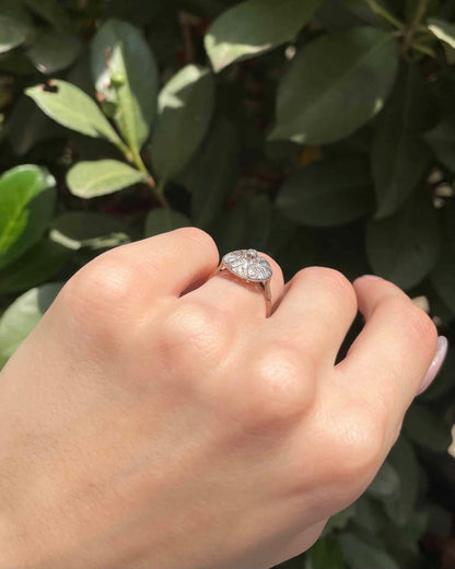 Bague Art-déco 13 Diamants &quot;Mana&quot;