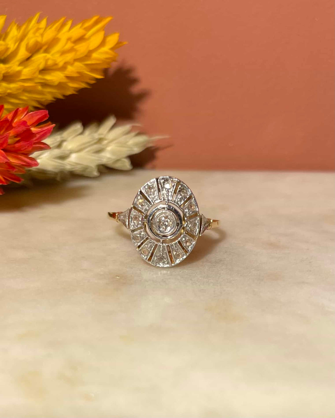 Bague Art-Déco 13 Diamants &quot;Blandine&quot;