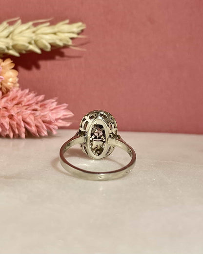 Bague Vintage Art - Déco Diamants &quot;Ally&quot; - Elliade Paris