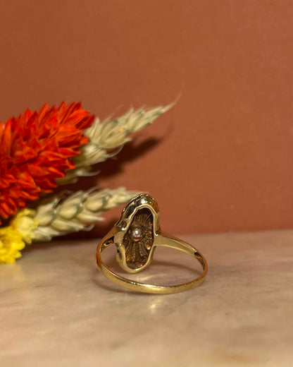Bague Vintage Art - Déco Diamants &quot;Audrey&quot; - Elliade Paris