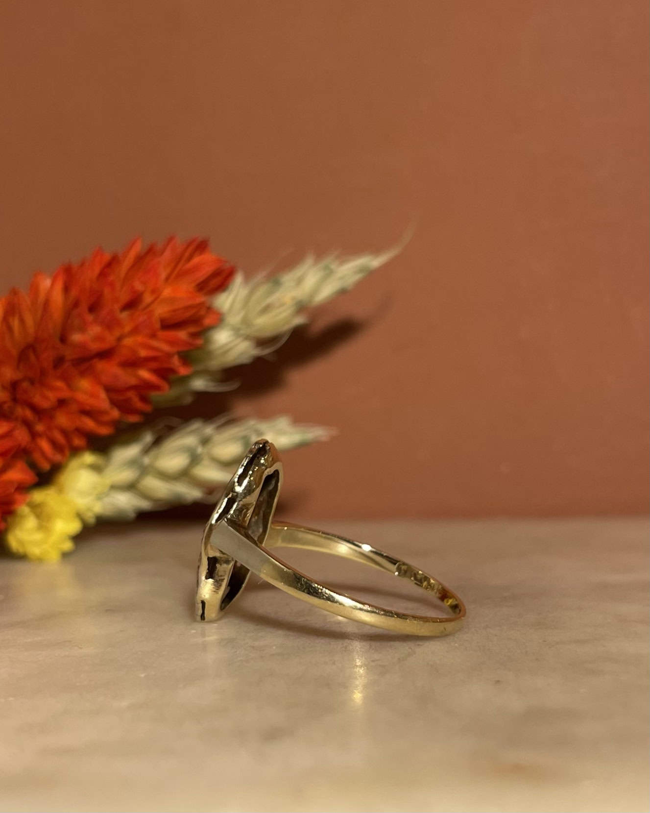 Bague Vintage Art - Déco Diamants "Audrey" - Elliade Paris