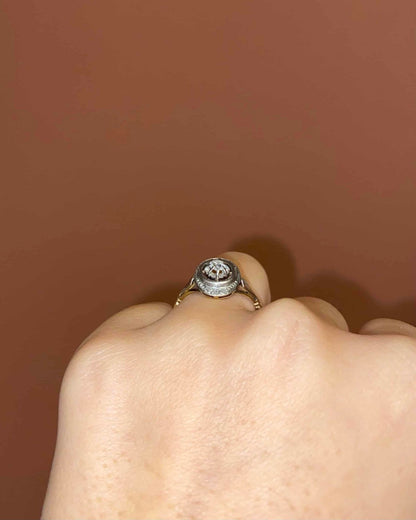 Bague Vintage Art - Déco Diamants &quot;Blanche&quot; - Elliade Paris