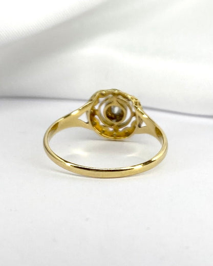 Bague Vintage Art - Déco Diamants "Holia" - Elliade Paris