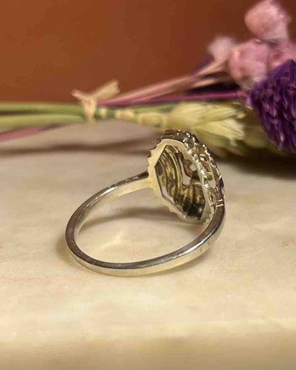 Bague Vintage Art - déco Diamants &quot;Reina&quot; - Elliade Paris