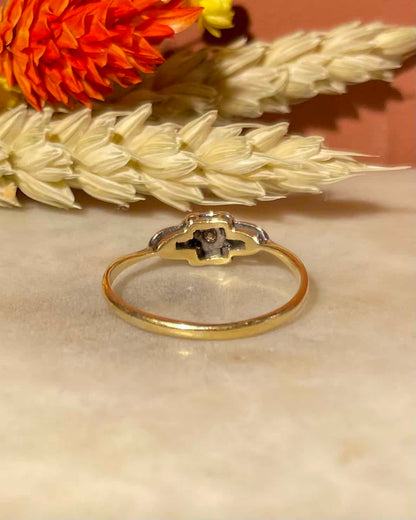 Bague vintage Art Déco Diamants &quot;Romy&quot; - Elliade Paris