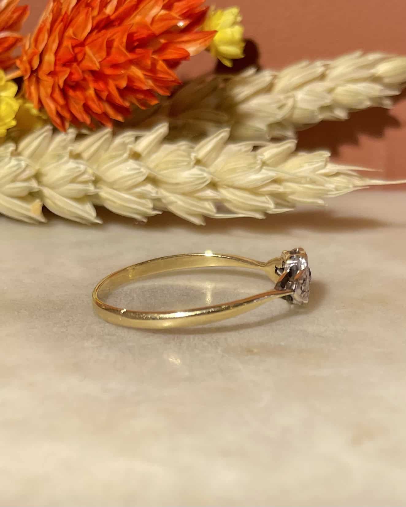 Bague vintage Art Déco Diamants "Romy" - Elliade Paris