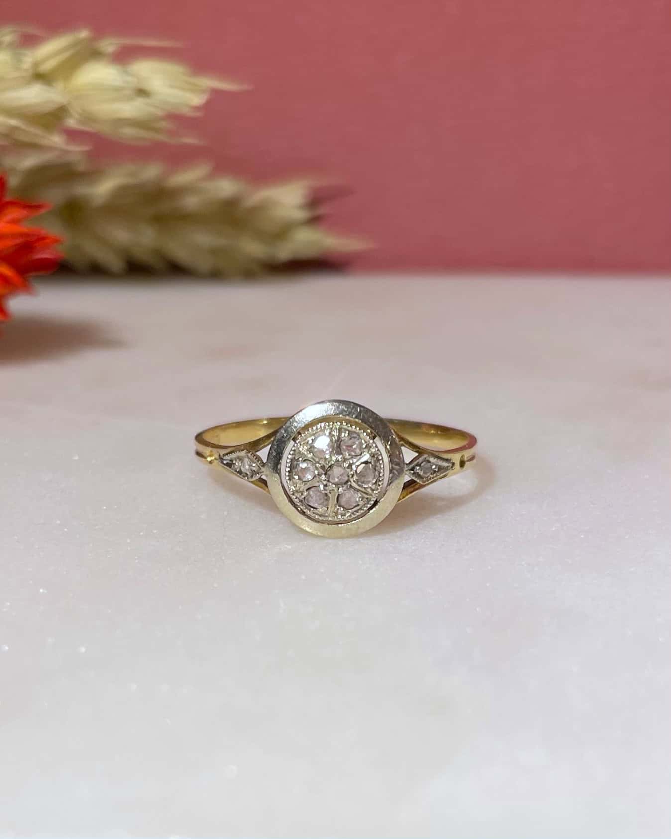 Bague Art-Déco Diamants "Isidore" - Elliade Paris