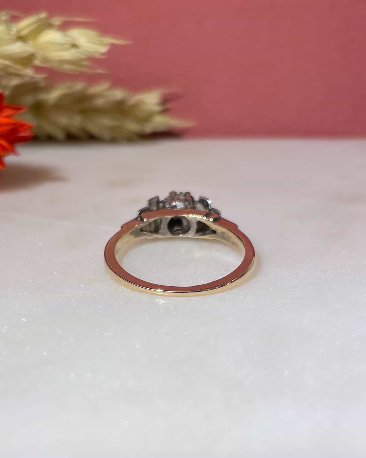 Bague Art-Déco Diamant "Nadia" - Elliade Paris