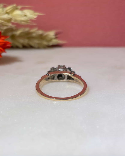 Bague Art-Déco Diamant &quot;Nadia&quot;