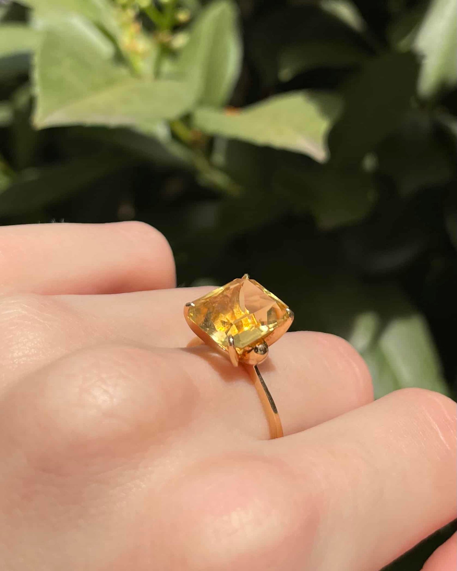 Bague Cocktail Citrine 6 Carats &quot;Nexie&quot;