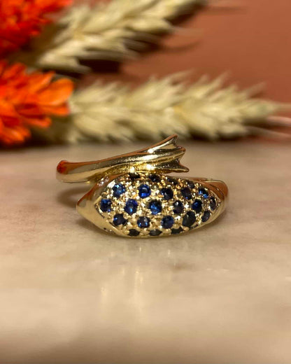 Bague Dauphin 24 Saphirs et Diamants &quot;Émmaé&quot;