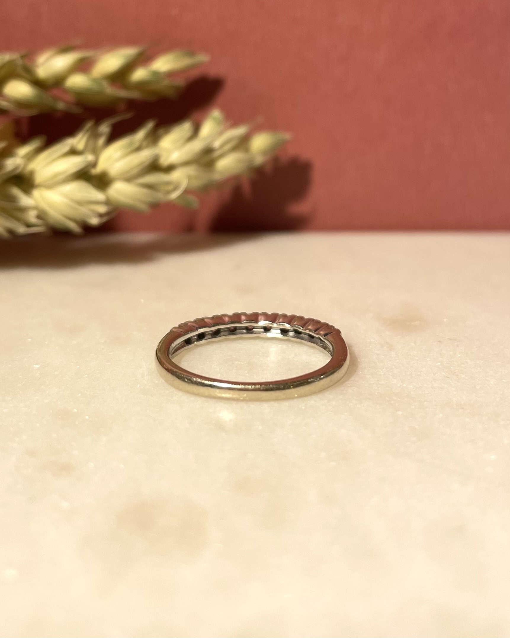 Demi-Alliance 10 Diamants 0.30 carat &quot;Murielle&quot;