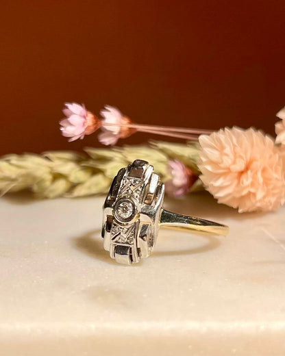 Bague Vintage Art-Déco Diamants &quot;Milena&quot;