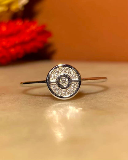 Bague Vintage Diamants 0.12 carat &quot;Darley&quot; - Elliade Paris