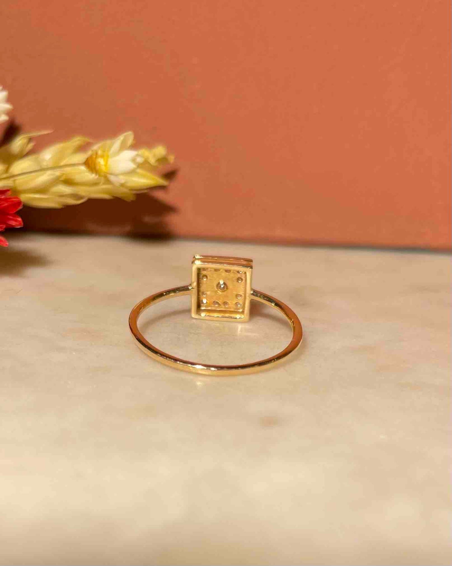 Bague Vintage Diamants 0.14 Carat &quot;Gwenaëlle&quot; - Elliade Paris