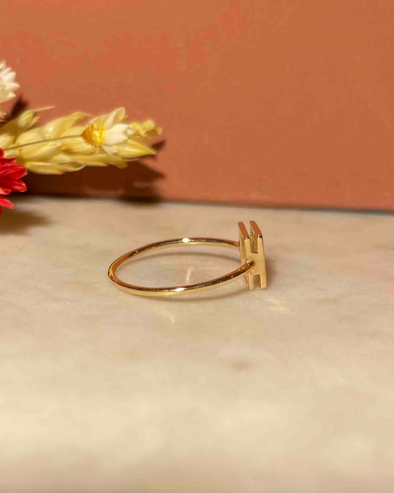 Bague Vintage Diamants 0.14 Carat "Gwenaëlle" - Elliade Paris