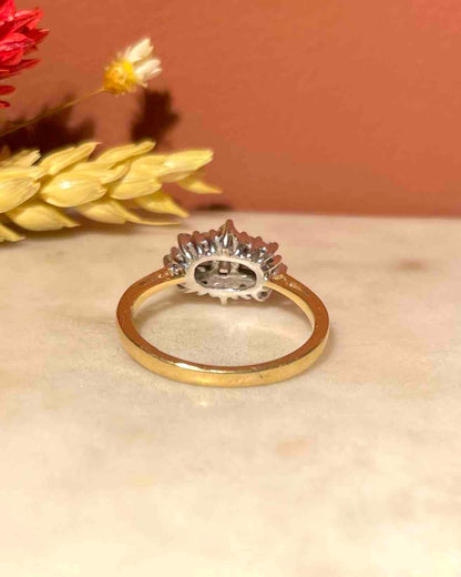 Bague Vintage Diamants 0.45 Carat &quot;Daliana&quot; - Elliade Paris