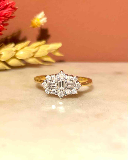 Bague Vintage Diamants 0.45 Carat &quot;Daliana&quot; - Elliade Paris