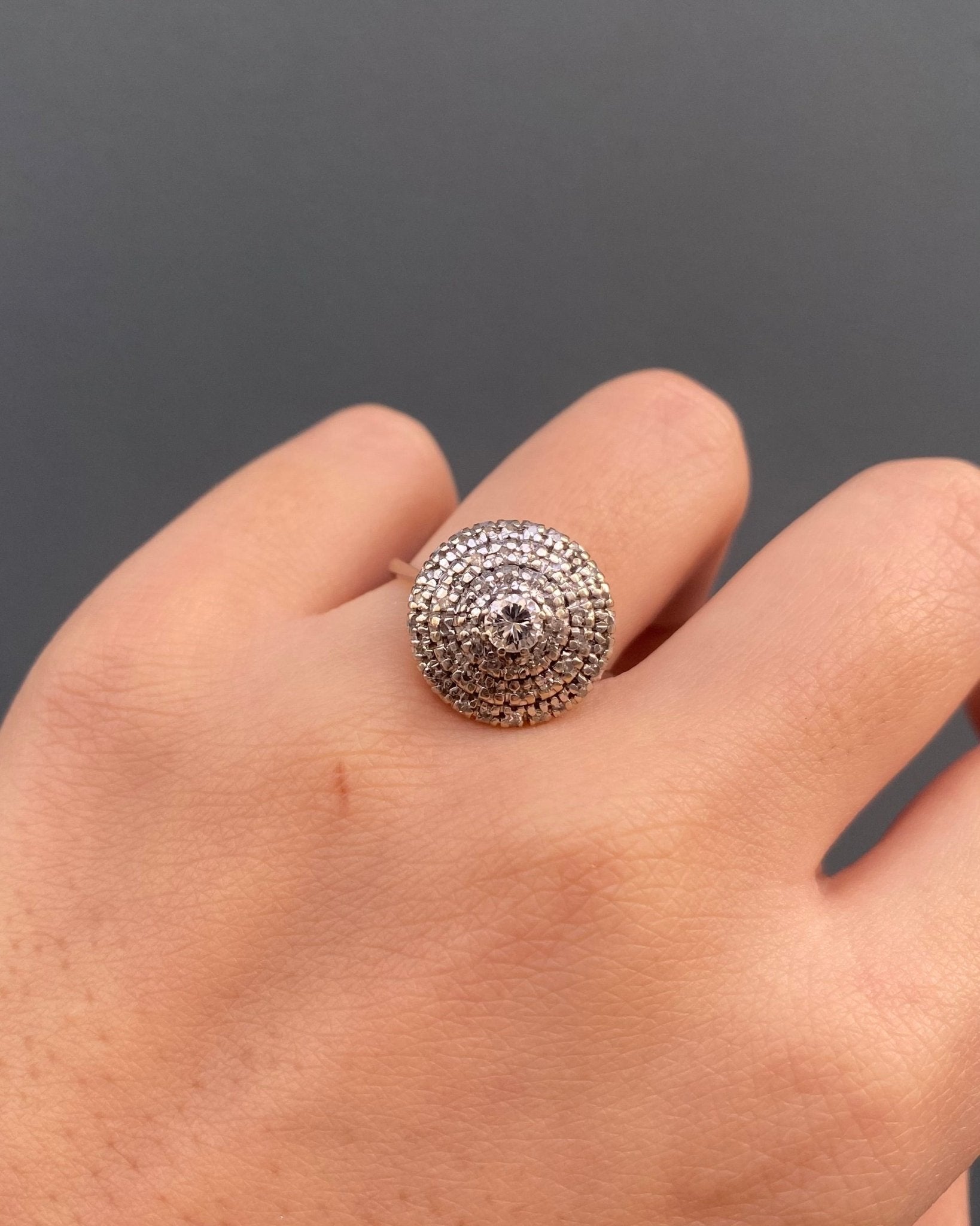 Bague Vintage Diamants 0.62 carat &quot;Capucine&quot; - Elliade Paris