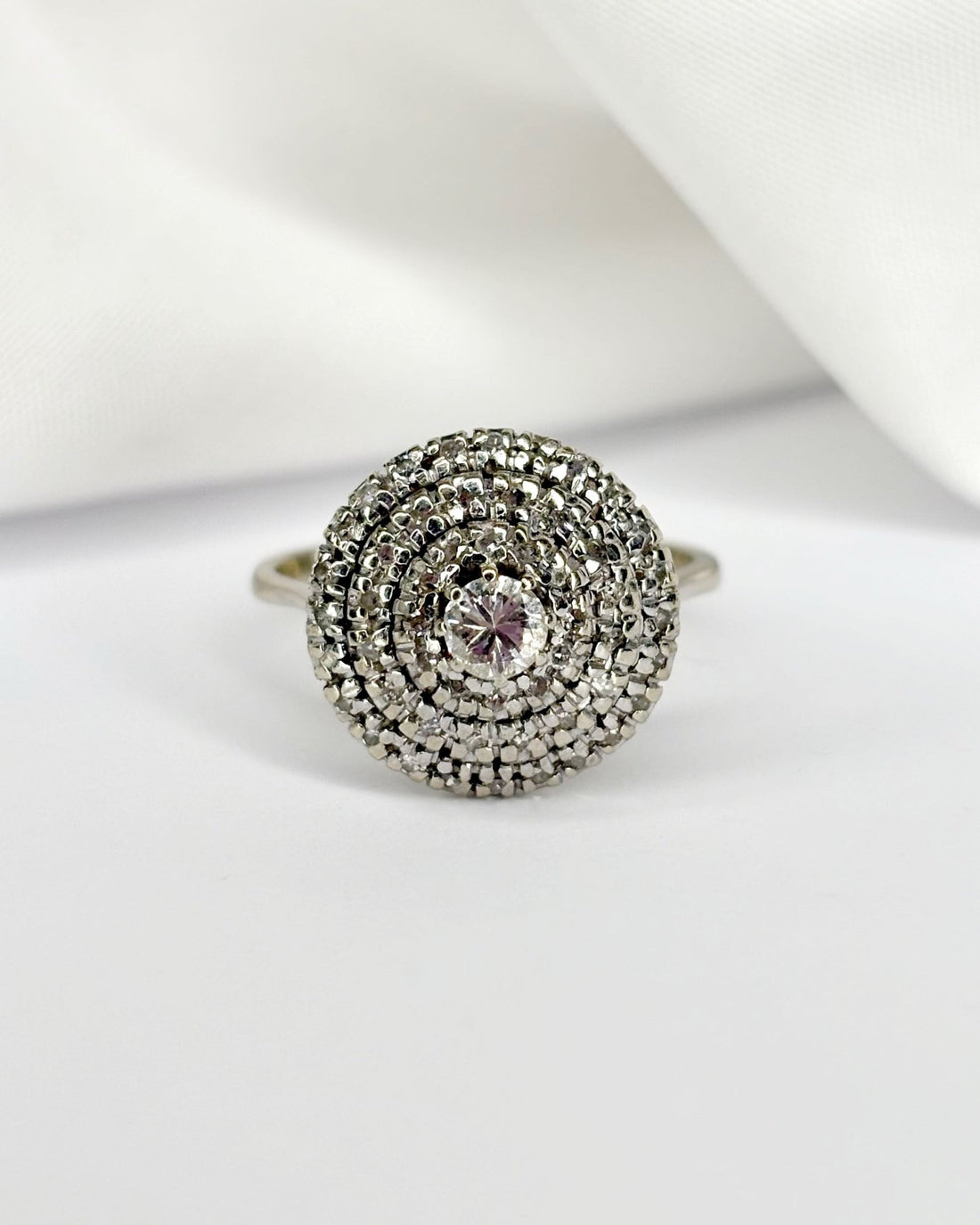 Bague Vintage Diamants 0.62 carat &quot;Capucine&quot; - Elliade Paris