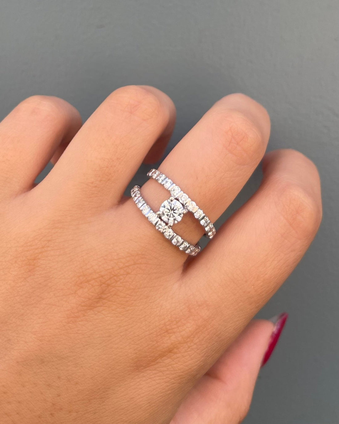 Bague Vintage Diamants 1.60 carat &quot;Elir&quot; - Elliade Paris