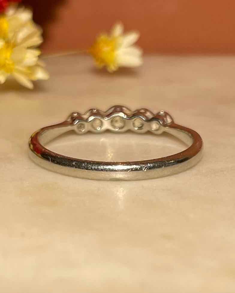 Bague Rivière Art-Déco Diamants "Judy" - Elliade Paris