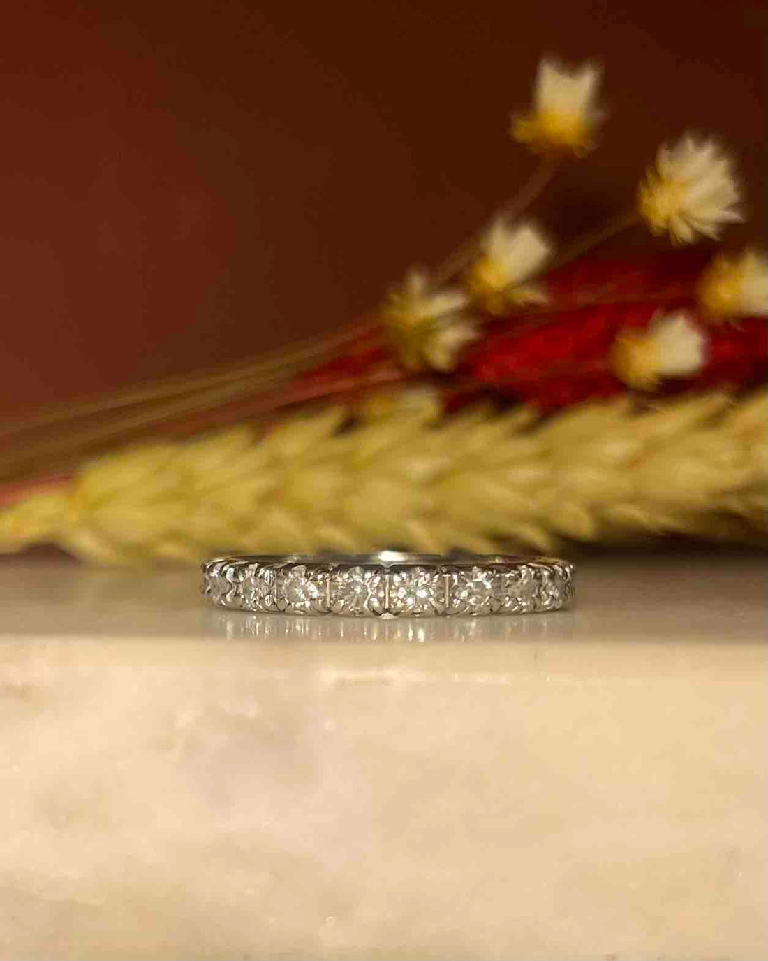 &quot;Amalia&quot; 20 Diamond American Wedding Band