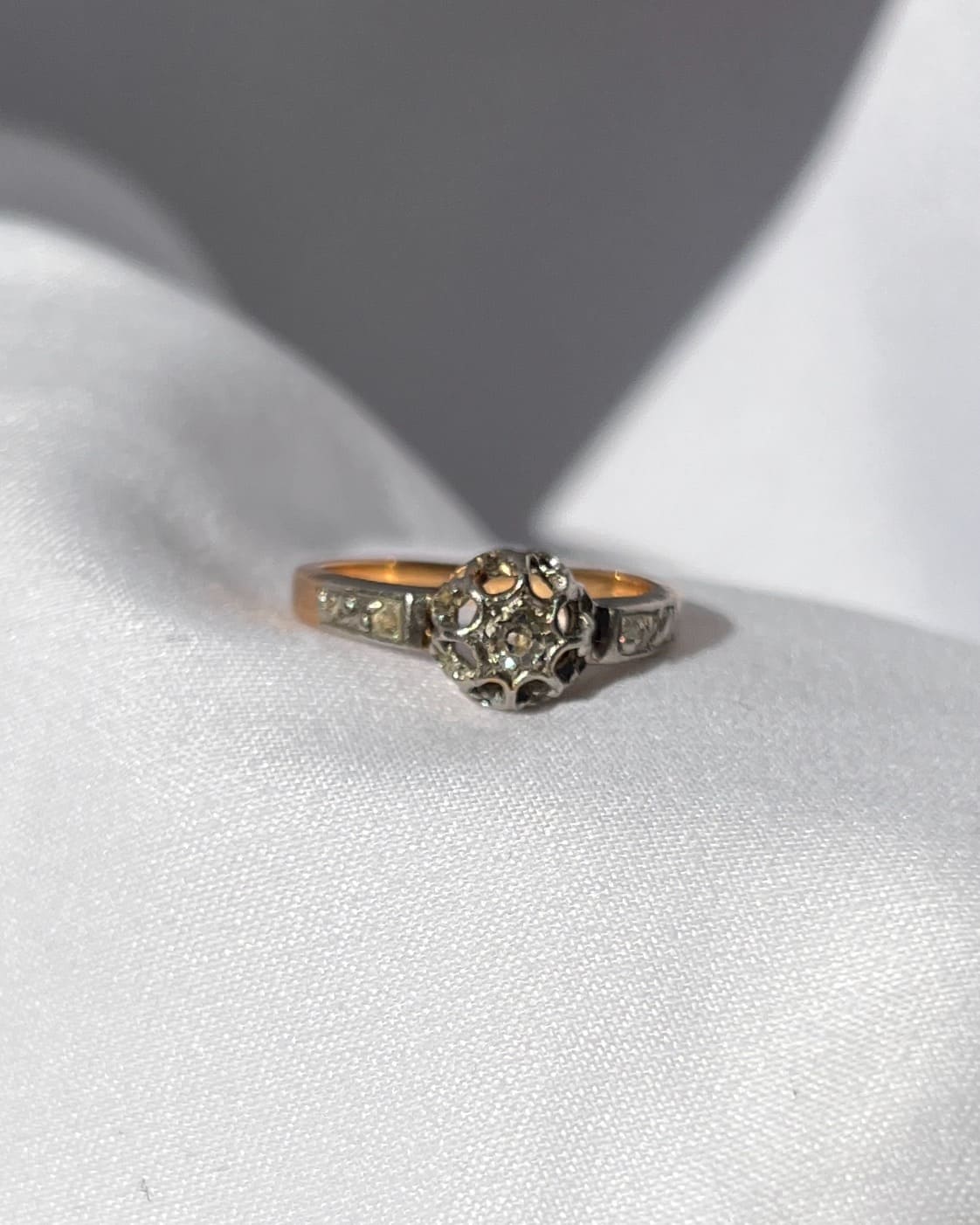 Bague Vintage Diamants "Héloïse" - Elliade Paris