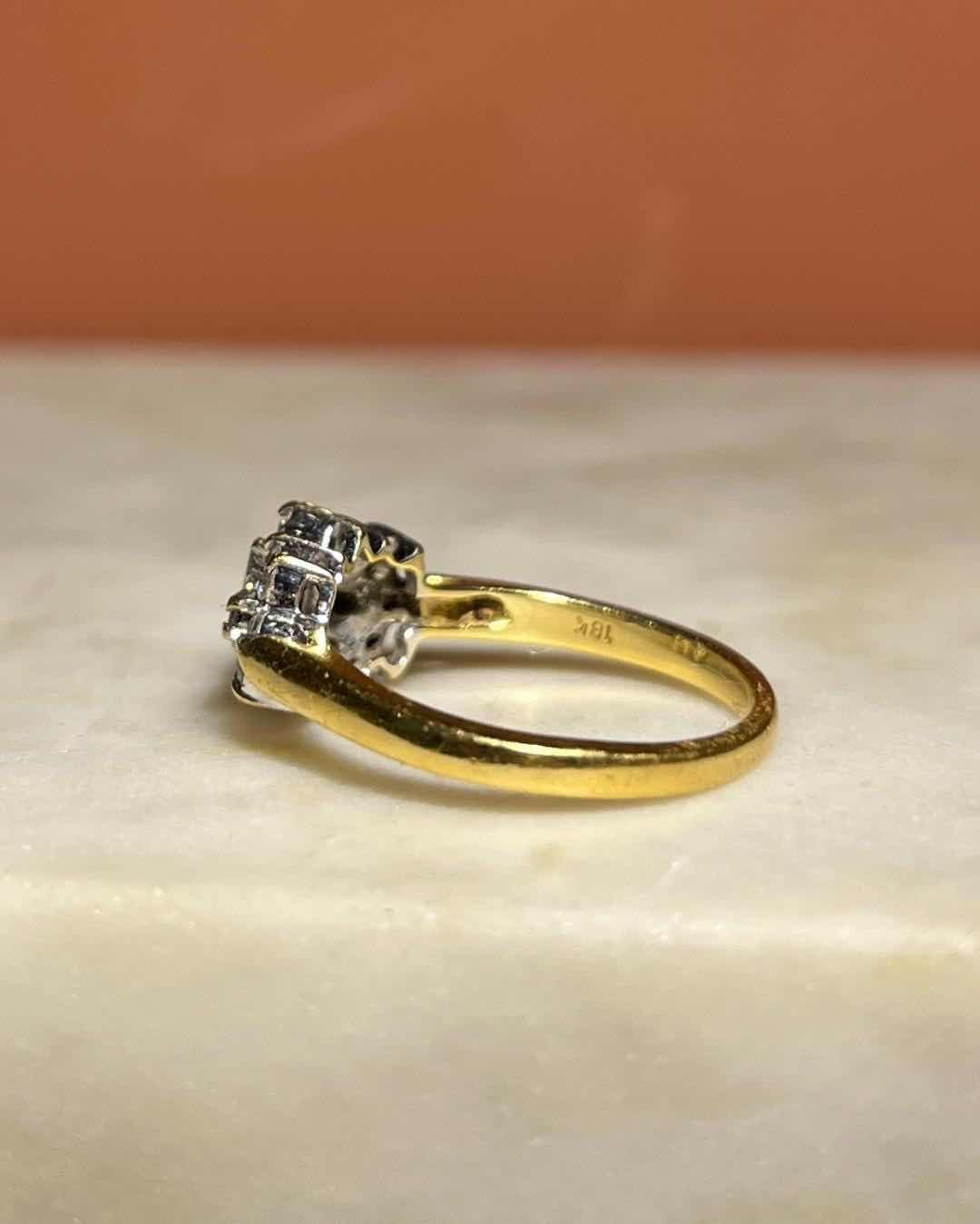 Bague Vintage Diamants "Louisa" - Elliade Paris