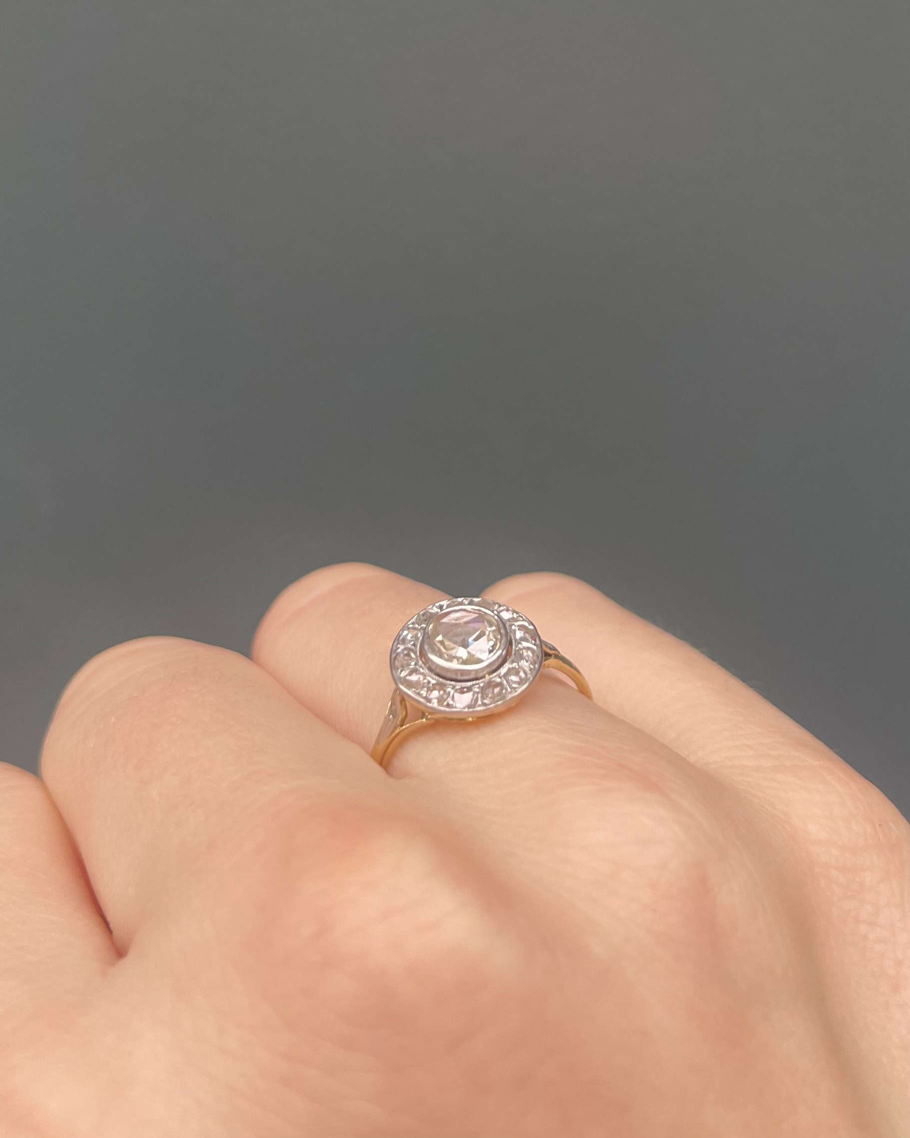 Bague Art-Déco Diamants 0.61 carat "Timéa" - Elliade Paris