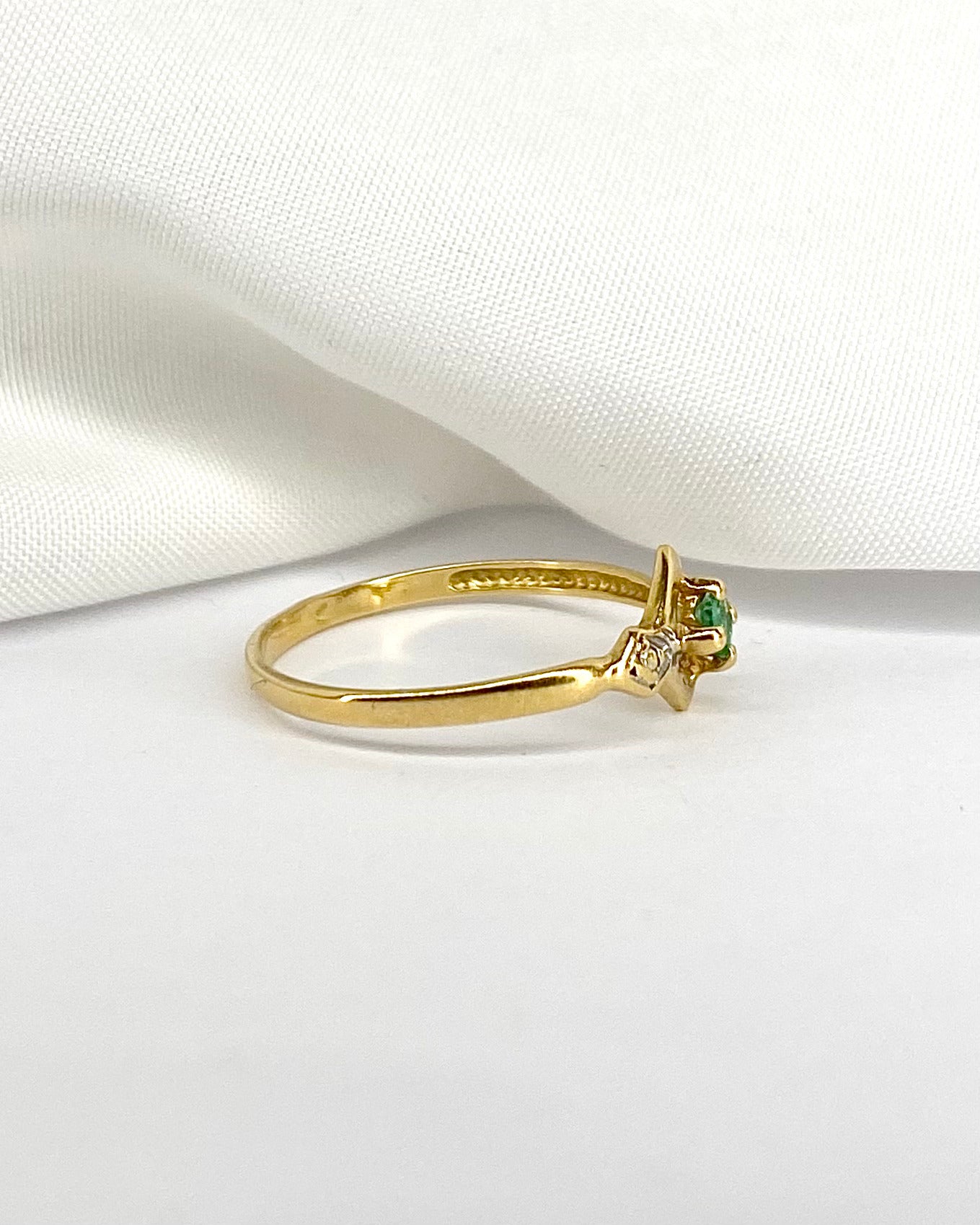 Bague Vintage Émeraude "Arabella" - Elliade Paris