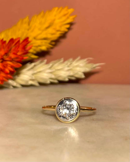 Bague Art déco Diamant 0.30 carat &quot;Maurane&quot;