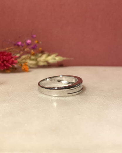 Bague Vintage Jonc 8 Diamants Baguettes &quot;Melinda&quot; - Elliade Paris