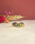 Bague Vintage Jonc Émeraude "Naya" - Elliade Paris