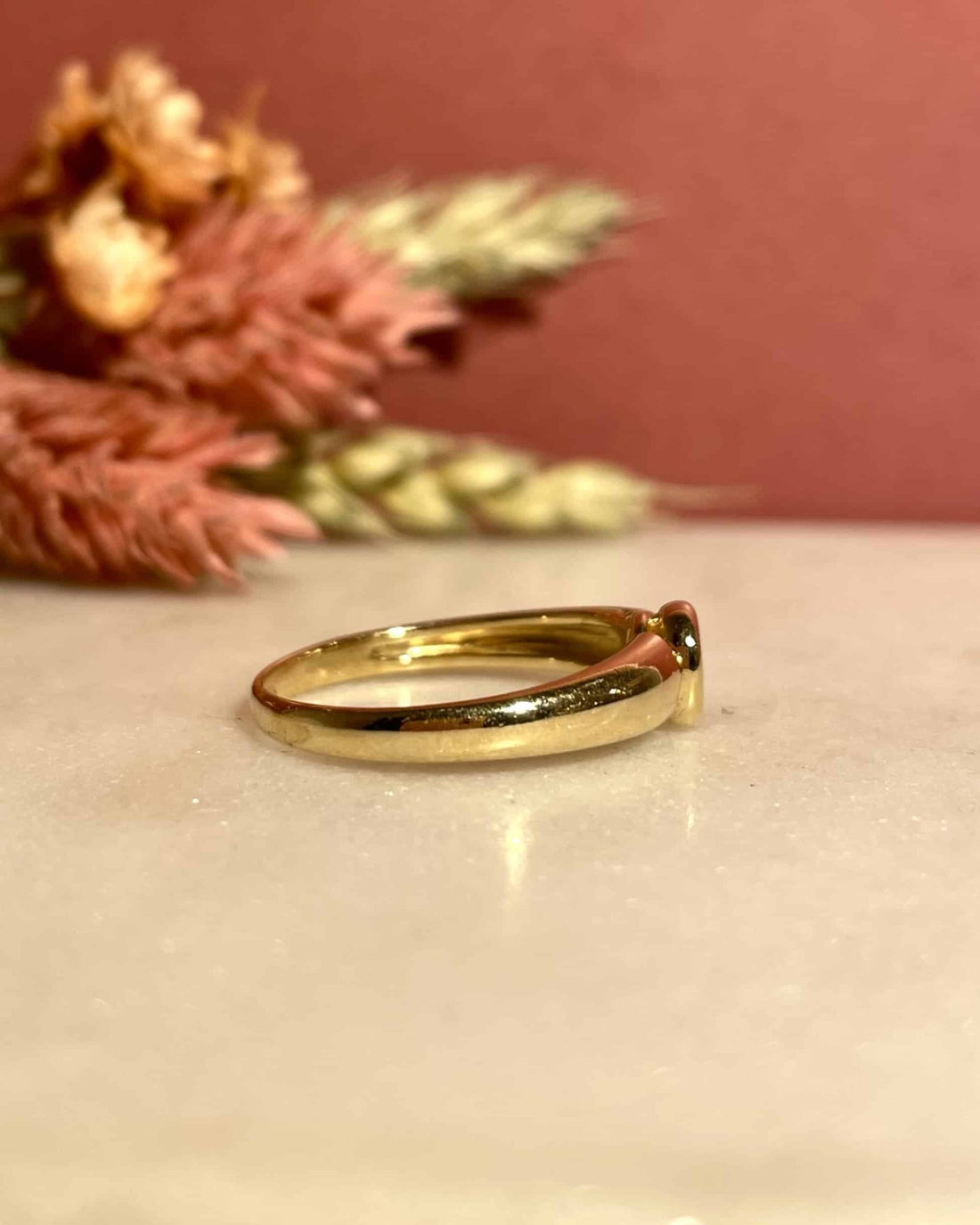 Bague Vintage Jonc Saphir &quot;Clémence&quot; - Elliade Paris