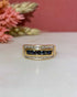 Bague Vintage Jonc Saphirs "Maora" - Elliade Paris