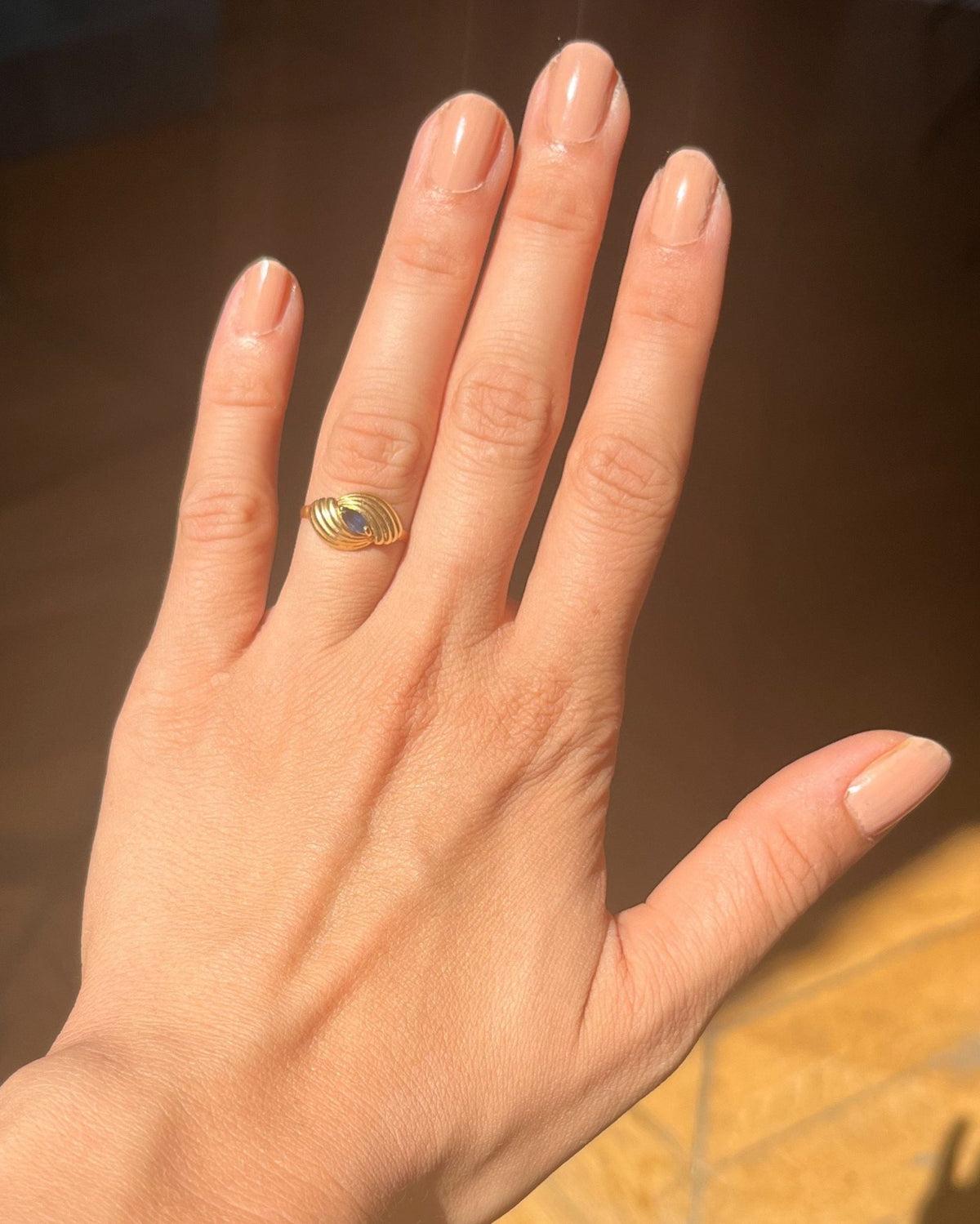 Bague vintage "Kenza" Saphir - Elliade Paris