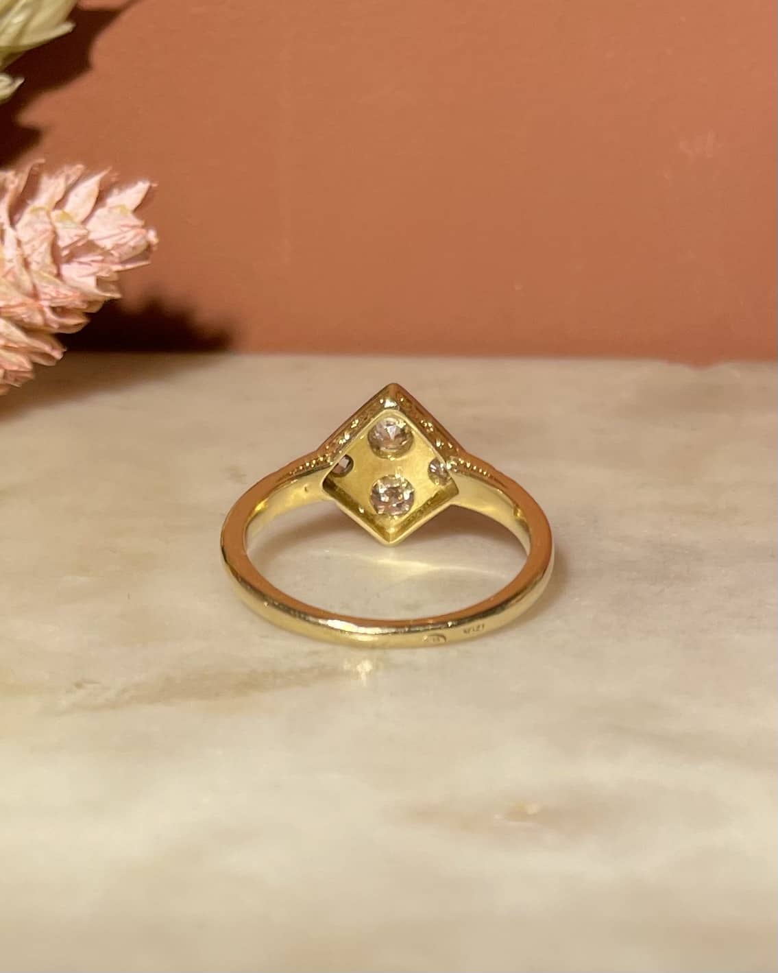 Bague Art-déco Diamants &quot;Navida&quot;