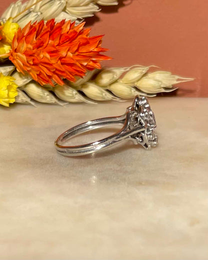 Bague Vintage Marguerite Diamants &quot;Denise&quot;