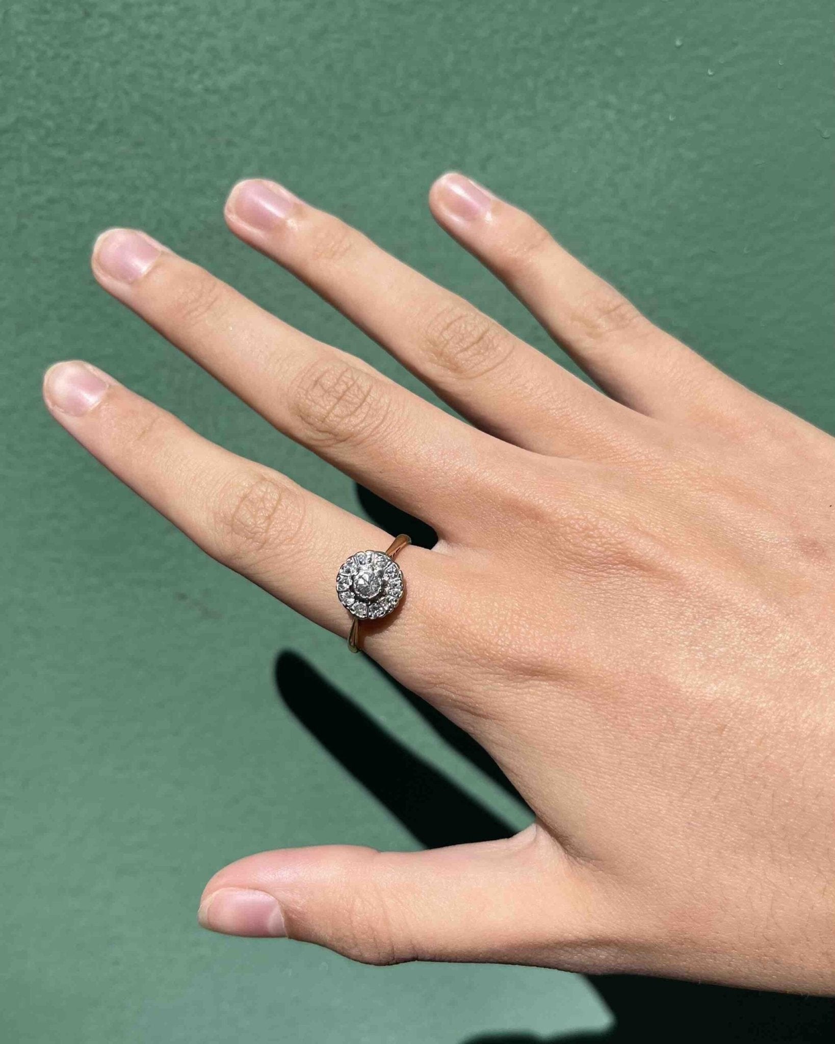 Bague Vintage Marguerite Diamants "Gémima" - Elliade Paris