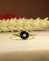 Bague vintage Onyx et Diamant "Amélia" - Elliade Paris