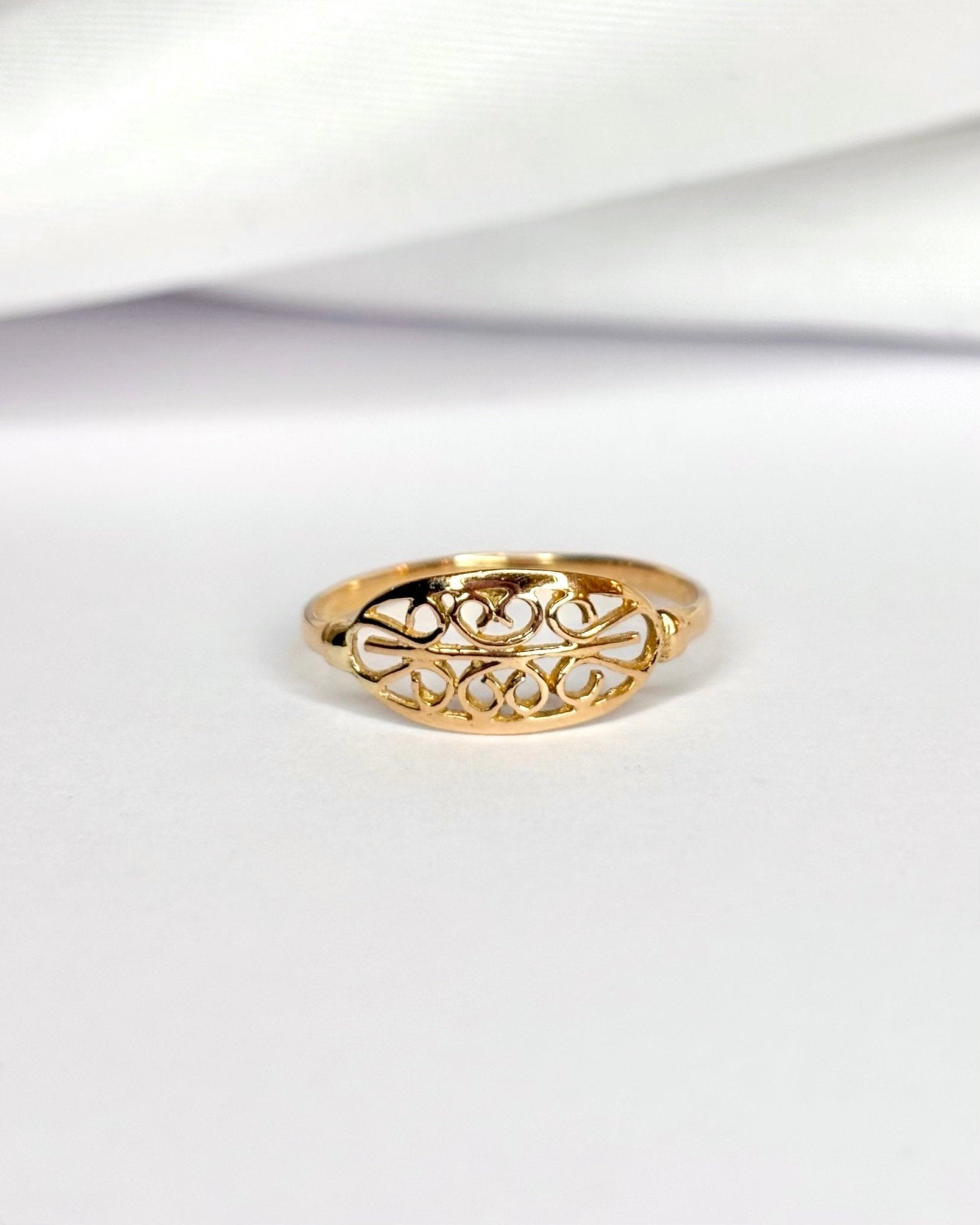 Bague Vintage Or Jaune "Tara" - Elliade Paris