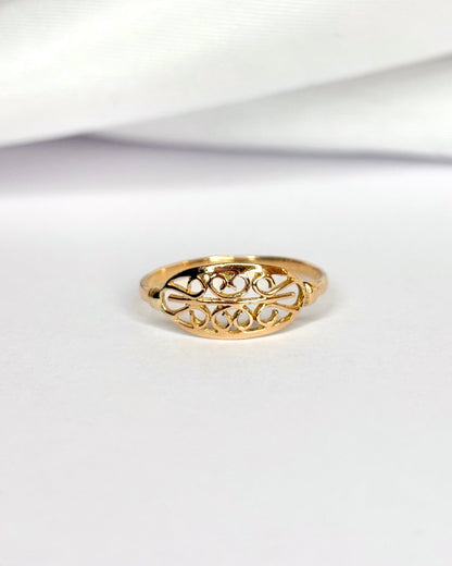 Bague Vintage Or Jaune "Tara" - Elliade Paris