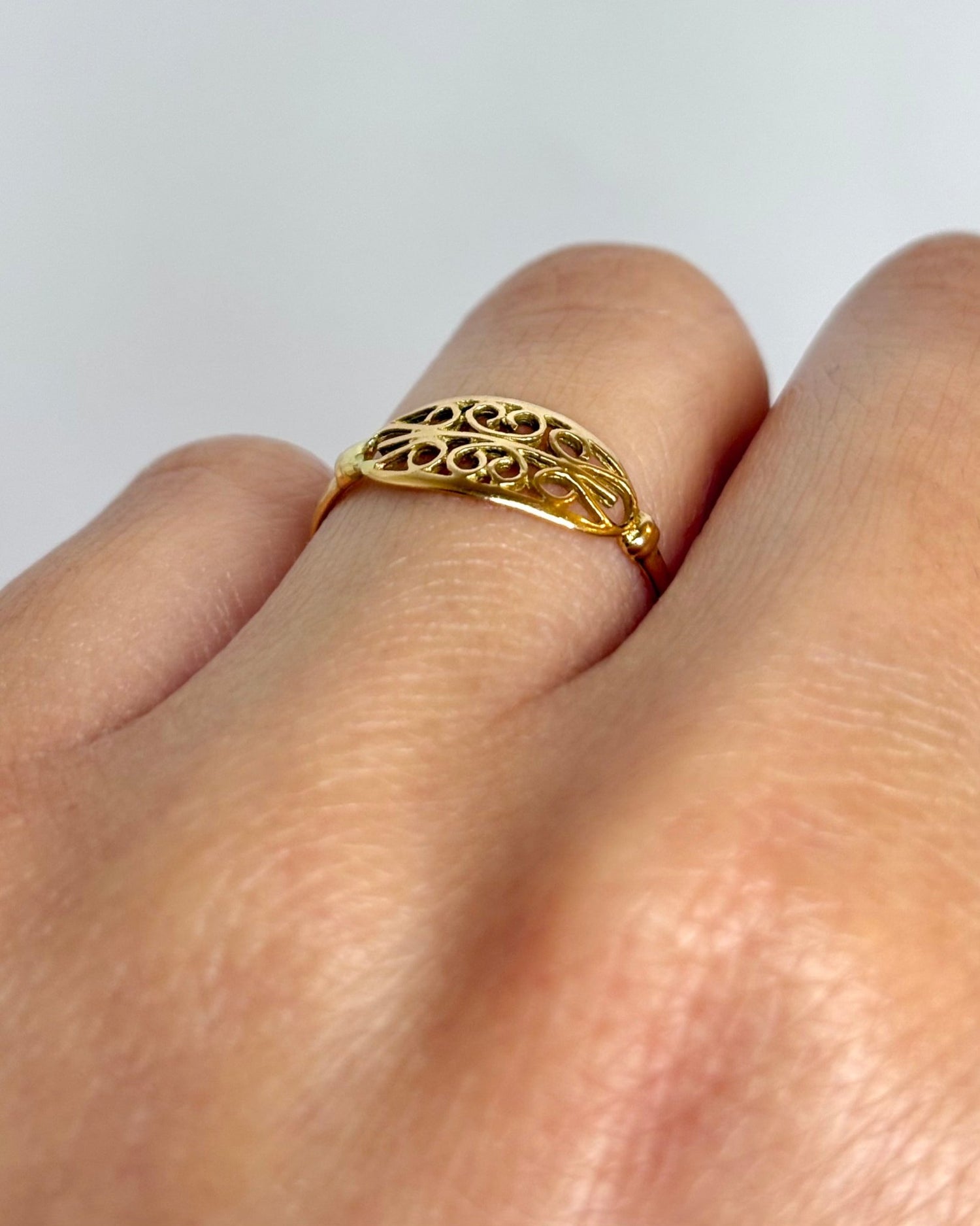 Bague Vintage Or Jaune "Tara" - Elliade Paris