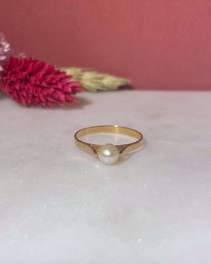 Bague Vintage Perle &quot;Linda&quot; - Elliade Paris