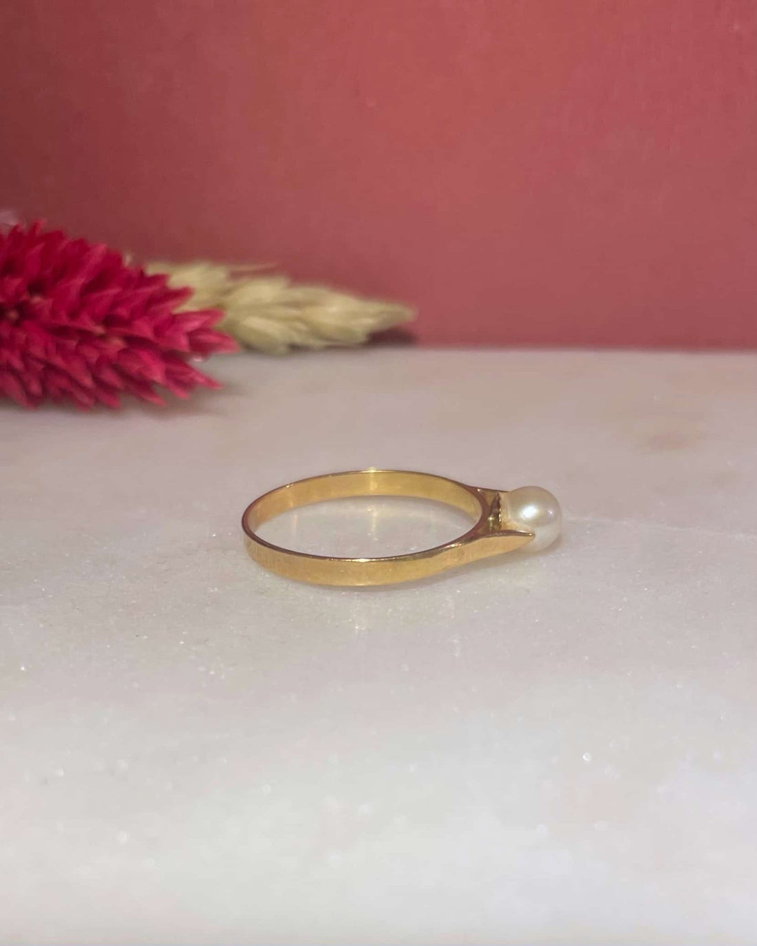 Bague Vintage Perle &quot;Linda&quot; - Elliade Paris