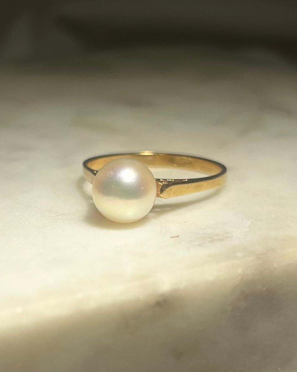 Bague Perle vintage "Rym"