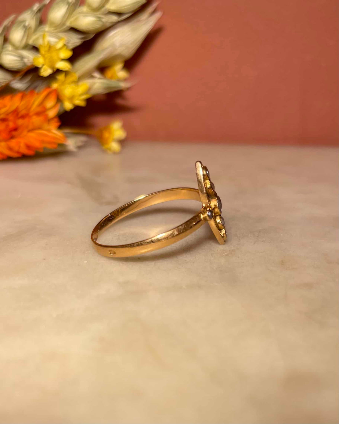 Bague Marquise Perles &quot;Polena&quot;